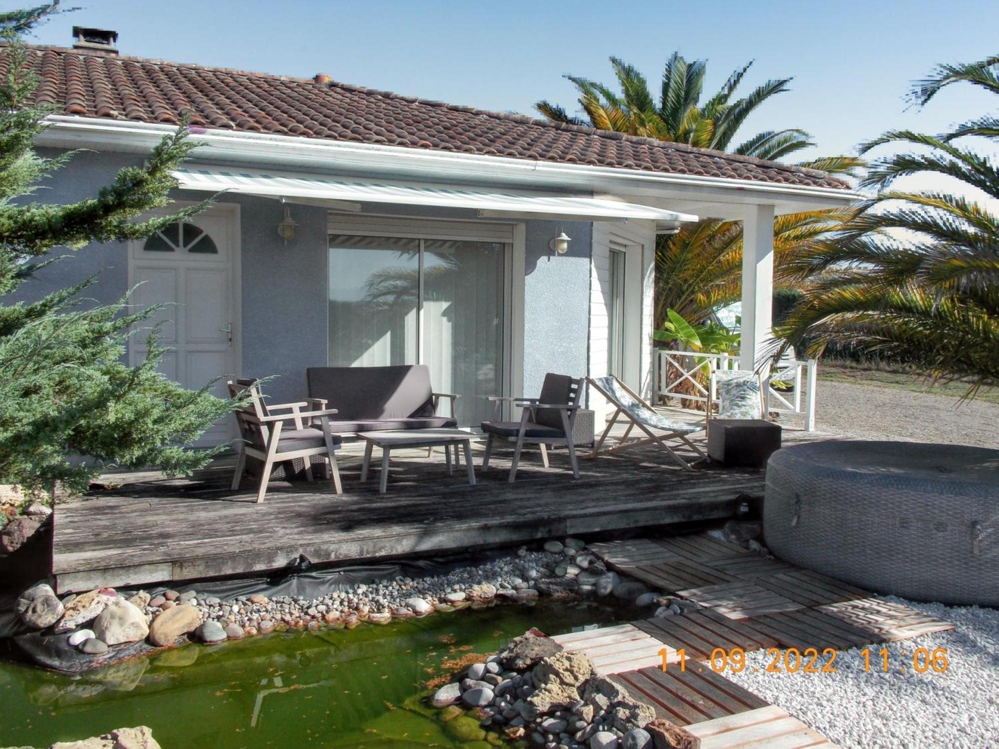 Villa Maison Authentique Avec Spa Pres De Dax Et Son Jardin Angoumé Exterior foto